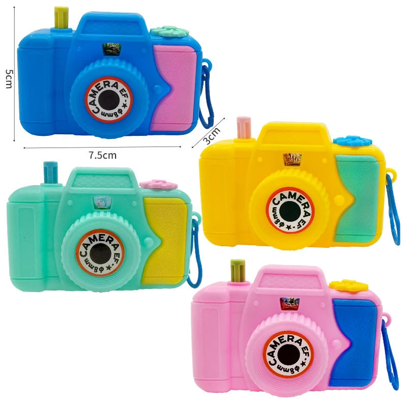 5pcs Mini Cartoon Animal Pattern Camera Toy Kids Birthday Party Favor Carnival Gift Boy Girl School Reward Goodie Filler