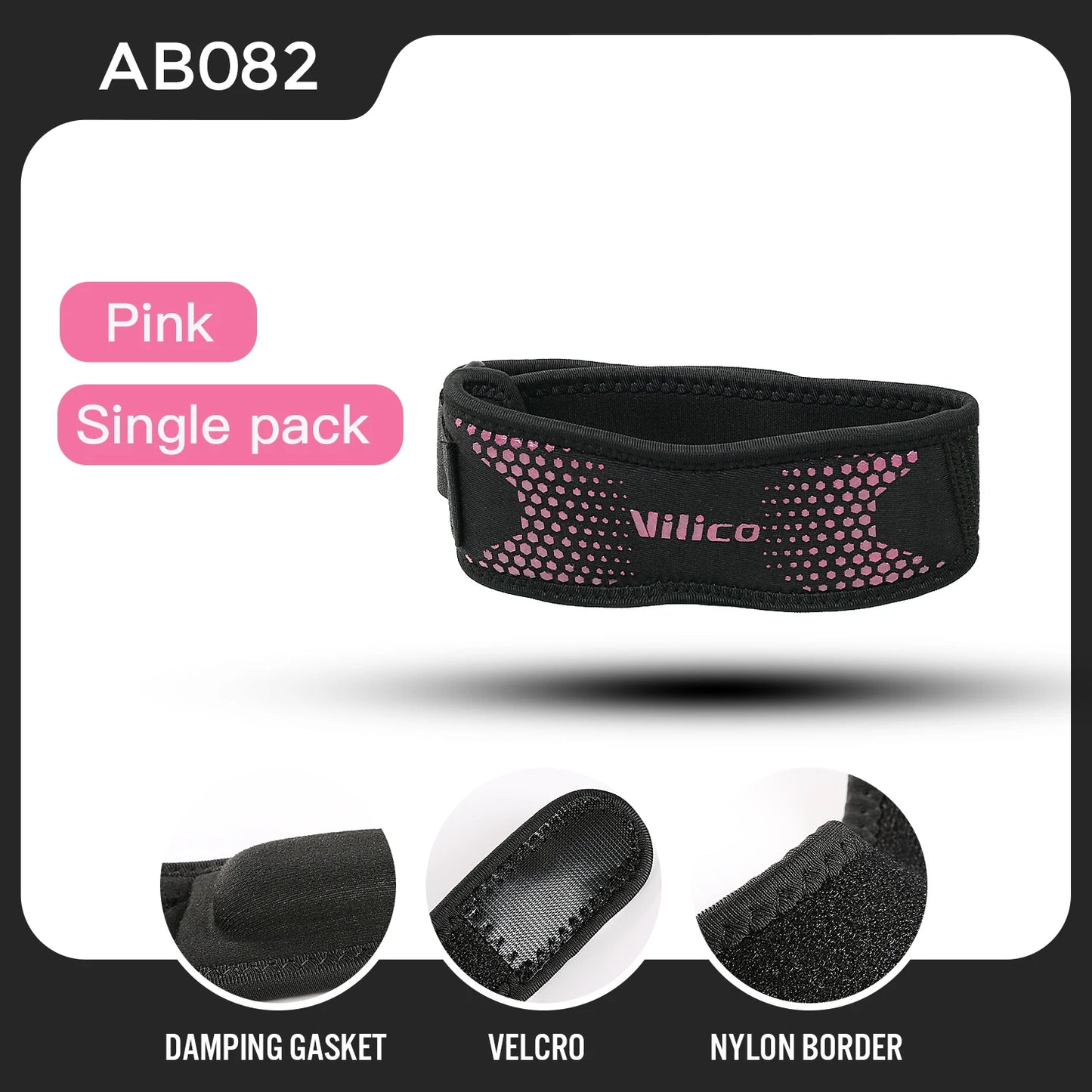 Patella Knee Strap Adjustable Knee Brace Patellar Tendon Stabilizer Support Band for Soccer Basketball Running Jumper Gym Squat