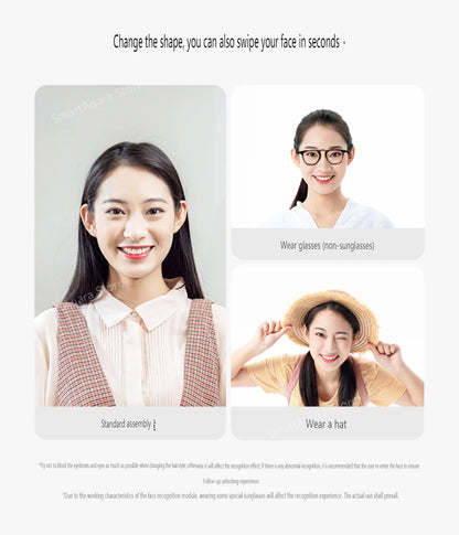 2025 Xiaomi Automatic Smart Door Lock G500 3D Face Recognition with Cat Eye Fingerprint Bluetooth Password Unlock Mi Home APP