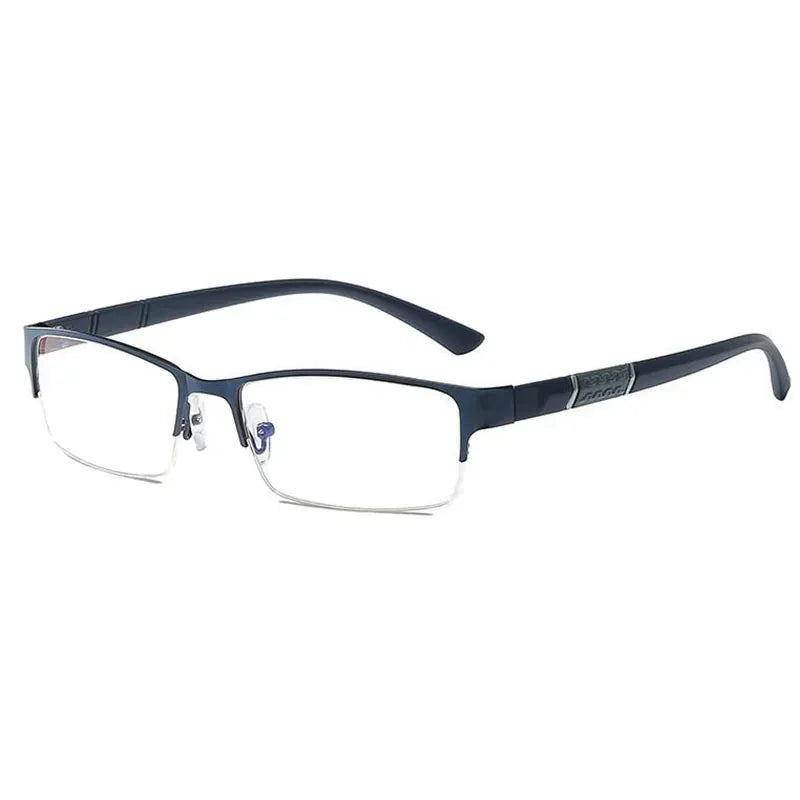 0 -0.5 -1 -1.5 -2 -2.5 -3 -4 -5 -6 Half Metal Frame Nearsighted Glasses Unisex Prescription Myopia