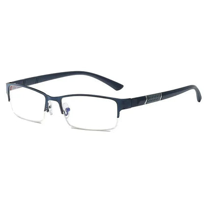 0 -0.5 -1 -1.5 -2 -2.5 -3 -4 -5 -6 Half Metal Frame Nearsighted Glasses Unisex Prescription Myopia