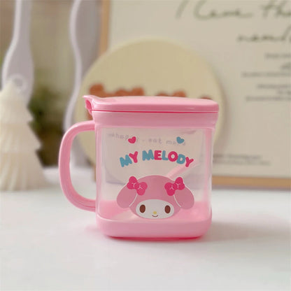 Sanrio Hello Kitty Kitchen Seasoning Box Kuromi Melody Cinnamoroll Msg Salt Sugar Jar Household Seasoning Jar Storage Box
