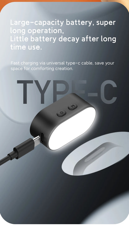 AOCHUAN RGB Magnetic Fill Light for Gimbal LED Video Photography Light 3 Brightness and 7 Color Adjustment for Phone Selfie Live