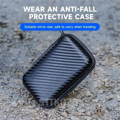 STTKGZD Selfie Reflector Mirror Mobile Phone Fill Light Kit Portable Mobile Mirror Clip Storage Bag Mobile Phone Rear Camera