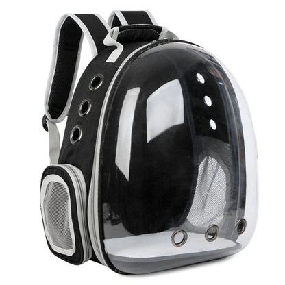 Capsule Bubble Pet Backpack Small Cat Pet Carrier Backpack Transparent Animal Puppy Kitty Bird Breathable Pet Carrier for Travel