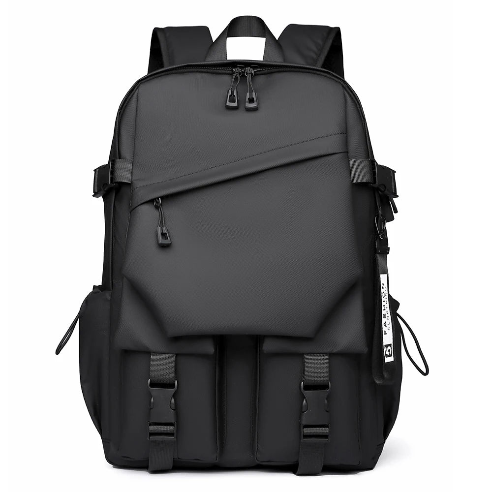 A 15.6-inch stylish, simple and high-quality water-repellent fabric with the same shoulder bag for men and women.