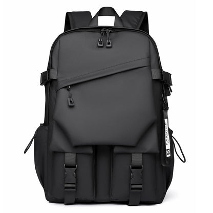 A 15.6-inch stylish, simple and high-quality water-repellent fabric with the same shoulder bag for men and women.