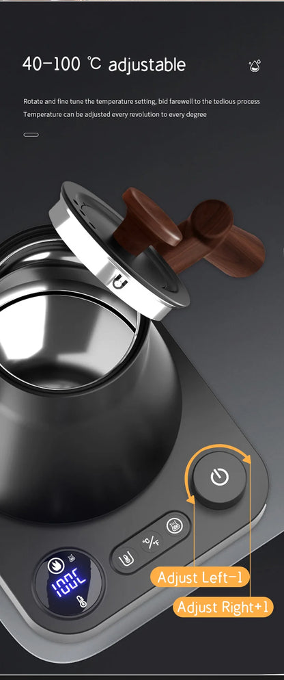 1200W Electric Gooseneck Kettle Hand Brewed Kettle Coffee Pot Intelligent Constant Temperature Control Tea Pot Electric Kettle