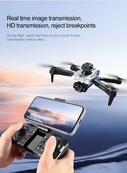 LU200 Drone 8K GPS Professional HD Aerial Photography Triple-Camera WIFI Omnidirectional Obstacle Avoidance Drone 10000M