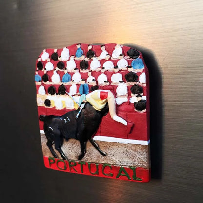 Europe Spain 3D Refrigerator Magnet Tourist Souvenirs Stickers,Home & Kitchen Decoration Fridge Magnet Message Sticker
