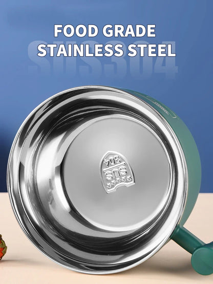 Stainless Steel Bowl With Lid For Instant Noodles Sealed And Portable Drain Bowl For Kitchen Utensils Instant Noodle Partner