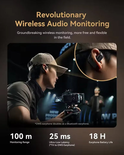 Hollyland LARK MAX 2 Professional Wireless Lavalier Mini Microphone for iPhone iPad Android Live Broadcast Gaming Recording Vlog