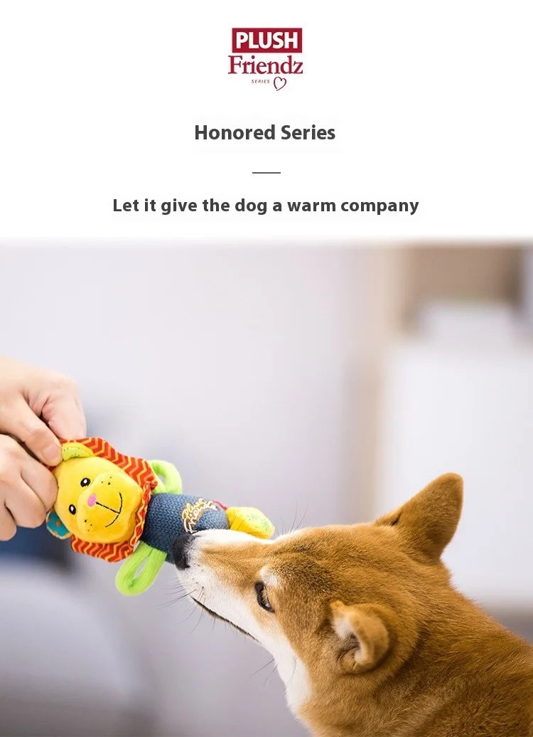GiGwi Dog Toy Honour Series Plush Call Doll Voice Relieves Boredom Small and Medium sized Dog Puppy Pet Dog toy Sound toy gift