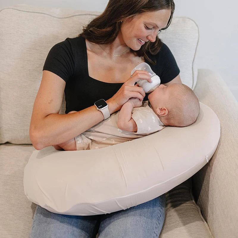 2PCS Baby Nursing Pillow Cover Printing Design Removable U Shape Breastfeeding Pillow Sleeve Ultra Soft Slipcover