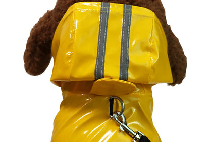Dog Raincoat Reflective Waterproof Snowproof Pet Coat for Small Puppy Cats Raincoat Chihuahua Bulldog Pets Cape Poncho Costume