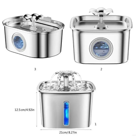 G92C 2.6L Automatic Pet Water Dispenser Drinking Fountain Cats Dog Watering Supply