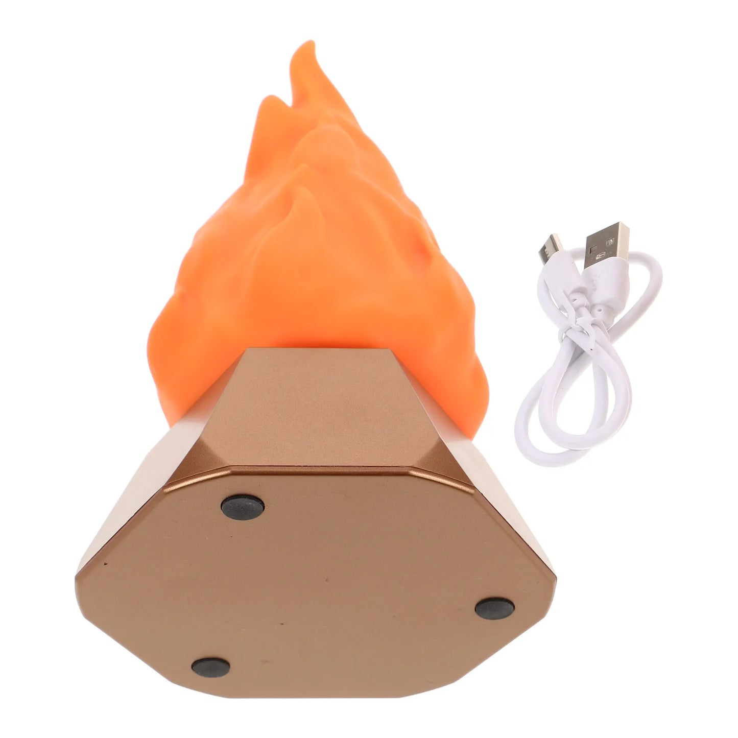 Simulated Flame Lamp Light Flickering LED Fire Effect Adjustable Brightness Waterproof Halloween Party for Indoor