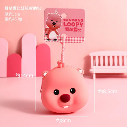 Genuine Creative Cartoon Loopy Doll Car Keychain Camera Game Toy Cute Couple Pendant Kawaii Gift Anime Accessories