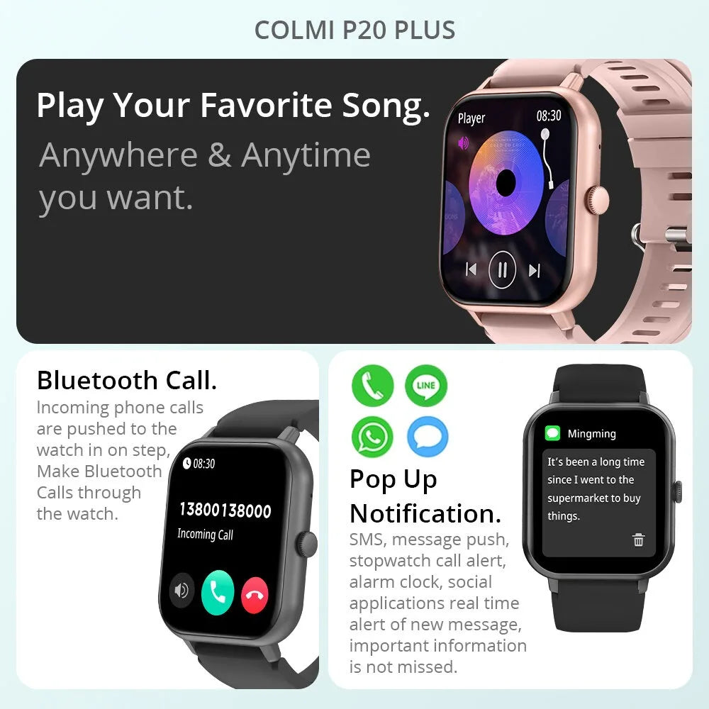 New Luxury Smartwatches Men Full Screen Bluetooth Call Valentine Gift Alarm Clock Custom Photo Health Tracking Watch Women 2025