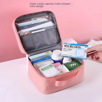 Mini Medicine Organizer Bag Outdoor First Aid Kit Portable Travel Storage Sack Emergency Medical Case Accessories Supplies