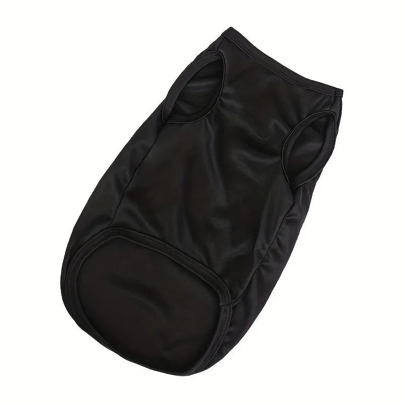 Solid Color Pet Apparel, Puppy Shirt, Dog T-Shirt, Soft Comfortable Breathable Dog Vest, Summer Pet Clothes