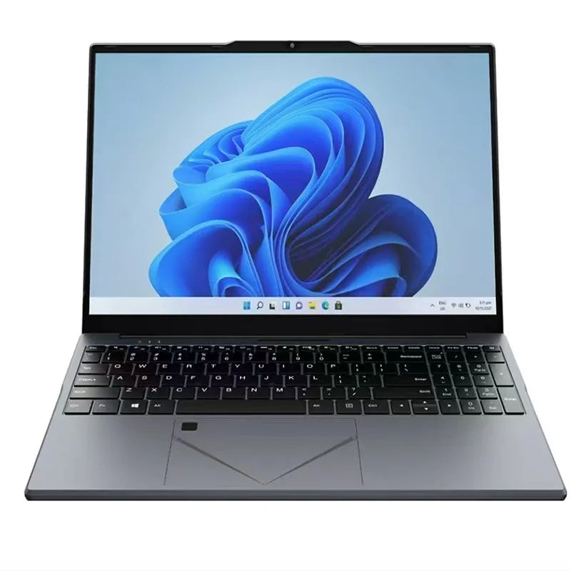 New Lightweight Laptop 15.6 Inch IPS Large Display 1920*1080 Large Keyboard Portable Office Games Notebook 5000mAh Battery