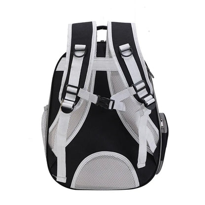 Pet Backpack Transparent Space Capsule Double Shoulder Cat Go Out Backpack Expandable Cat Bag Go Out Portable Small Dog Bag