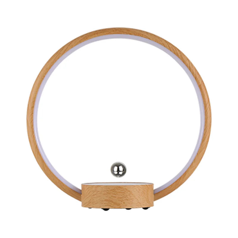 2025 New Luxury Magnetic Levitating Ring Circular Lamp Gradient Atmosphere Light for Office Bedroom Home Decor Creative Gift
