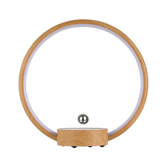 2025 New Luxury Magnetic Levitating Ring Circular Lamp Gradient Atmosphere Light for Office Bedroom Home Decor Creative Gift