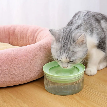 Large Capacity Pet Water Bowl Anti Splash Anti-tipping Pet Drinking Bowl Anti Wetting Mouth Detachable Automatic Dog Bowl