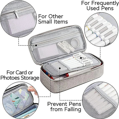 Large Pencil Case, Big Capacity Pencil Pouch Stationery Pen Bag, Storage High Capacity Bag Pouch Holder Box Organizer