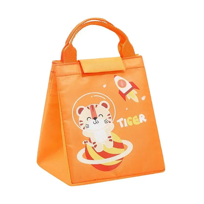 Kids Lunch Bag for School Portable Thermal Bag Children Cartoon Insulated Lunch Bag Cooler Pouch Dinner Container Handbags