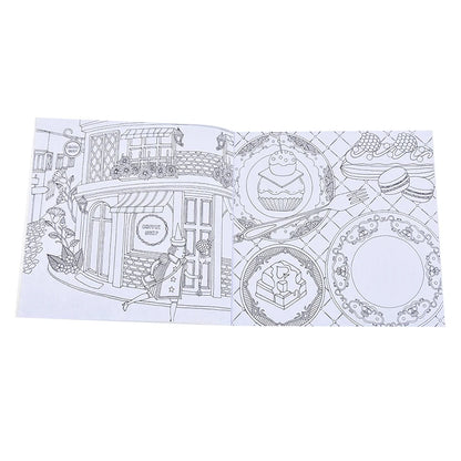 Coloring Book For Children Adult Relieve Stress Kill Time Painting Art Book Anti-Stress Magic Forest Fantasy Dream Wonderland
