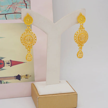 2023 Fine Jewelry Sets For Women Dubai Bridal Wedding Gifts Necklace Bracelet Earrings Ring Jewellery Set African Bead jewelry