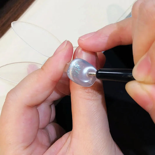 1pcs Cat Eye Nail Magnet Magnetic Pen 11cm Suction Steel Ball Magnet Pen Nail Art Tools Cat Eye Gel Nail Polish Magnetic Stick %