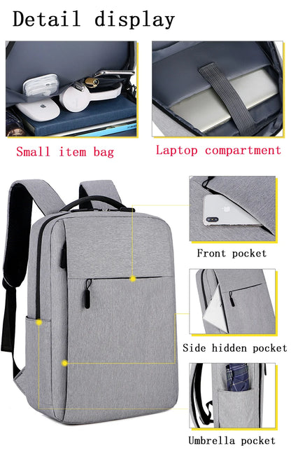 Lightweight Business Laptop Backpack, 13 Inch, 14 Inch, 15 Inch Computer Backpack, MEN'S AND WOMEN'S Travel Backpack, Student BA