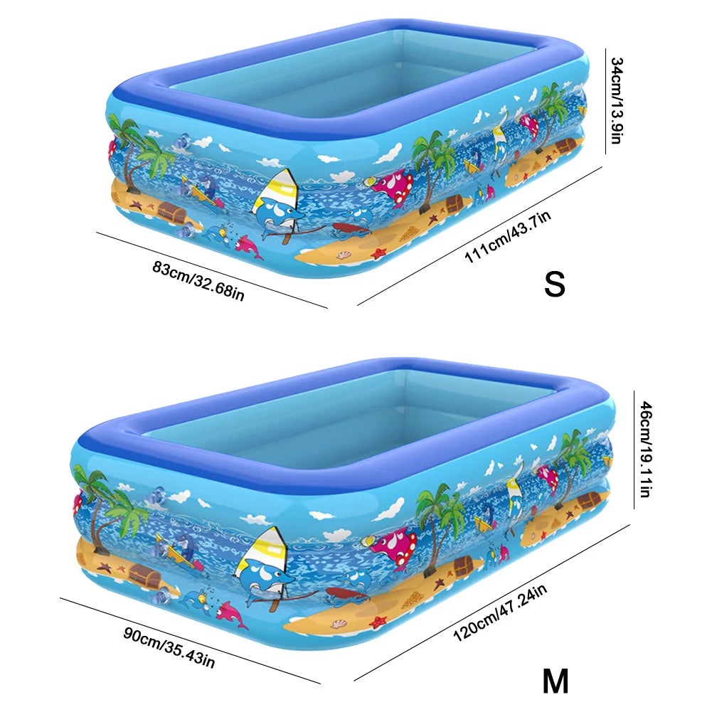 Children's Swimming Pool Inflatable Toys Family Adult Swimming Pools Summer Indoor Outdoor Party Toys Garden Baby Bath Bathtub