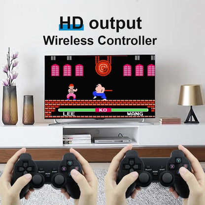 M8 4K Video Game Console Built-in 20000 Games Wireless Controller Gamepad Retro Handheld Game Player For PS1 Dropshipping