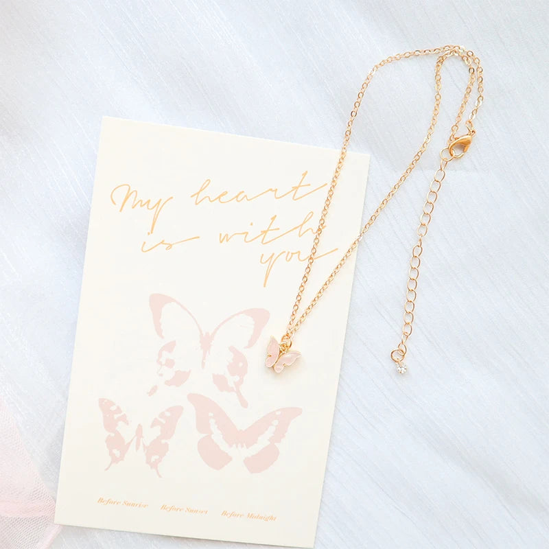 Fashion Women's Choker Necklace Lovely Gothic Pink Lace Pearl Pendant Elastic Short Clavicle Necklace Jewelry Gift For Girls