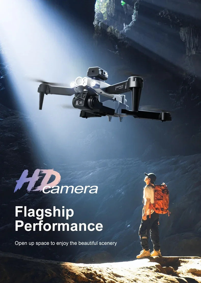 LU200 Drone 8K GPS Professional HD Aerial Photography Triple-Camera WIFI Omnidirectional Obstacle Avoidance Drone 10000M