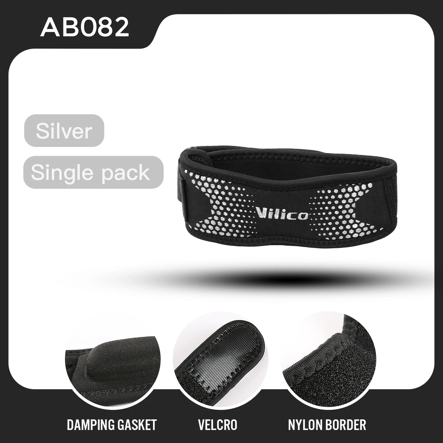 Patella Knee Strap Adjustable Knee Brace Patellar Tendon Stabilizer Support Band for Soccer Basketball Running Jumper Gym Squat