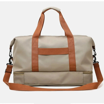 Large Capacity Travel Fitness Bag Waterproof Portable Sports Duffel Bag for Men Short Distance Workout Chest Shoulder Carryall