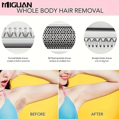 4 In 1 Women's Electric Hair Remover/Women's Multi-Function Electric Hair Remover Set/Women's Bikini Trimmer/USB Rechargeable