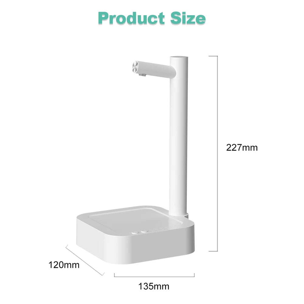 Water Gallon Pump Portable Electric Water Dispenser for Household Camping Smart  Automatic Drinking Water Bottle Gallon Pump