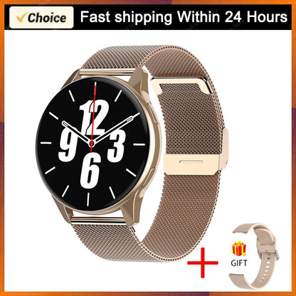 Lige 2024 For All Smartphone Connections Bluetooth Call Watches Men Smart Watch Women Men Waterproof Smartwatch AMOLED Screen