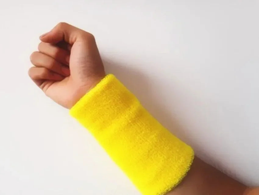 High Quality Sports Sweat Towel Wristband Cotton Elastic Bandage Hand Sport Wristband Gym Support Wrist Brace Wrap Carpal Tunnel