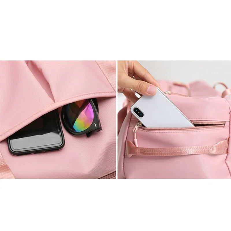 Gym Bag for Women with Shoe Compartment Durable Lightweight Yoga Large Handbags travel bag bolsos de viaje сумка женская sac 가방