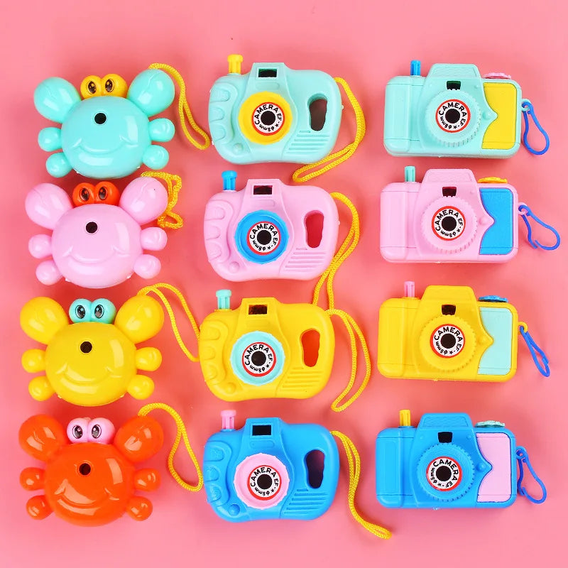5pcs Mini Cartoon Animal Pattern Camera Toy Kids Birthday Party Favor Carnival Gift Boy Girl School Reward Goodie Filler