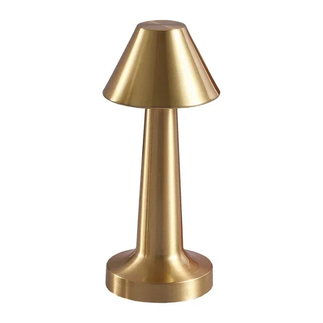 Retro Table Lamp Metal Touch Decor for Bar Coffee Restaurant Decoration Light Desk LED Rechargeable Night Light Bedroom Decor