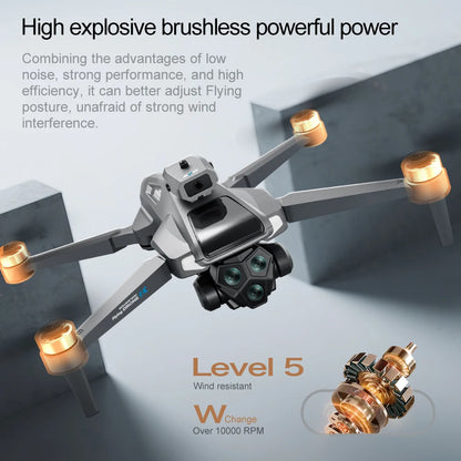 2025 New Drone, Large Screen Remote Control, Hd Camera, Brushless Motor, Full of Power, Brilliant Lights, the Best Gift!